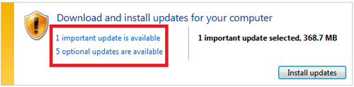 Windows Update with Status